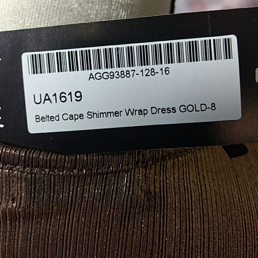 Nasty Gal Wrap Shimmer Dress - Picture 8 of 9